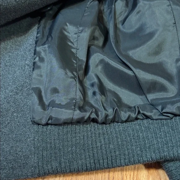 Moda International Dark Gray Pea Coat - Picture 10 of 10